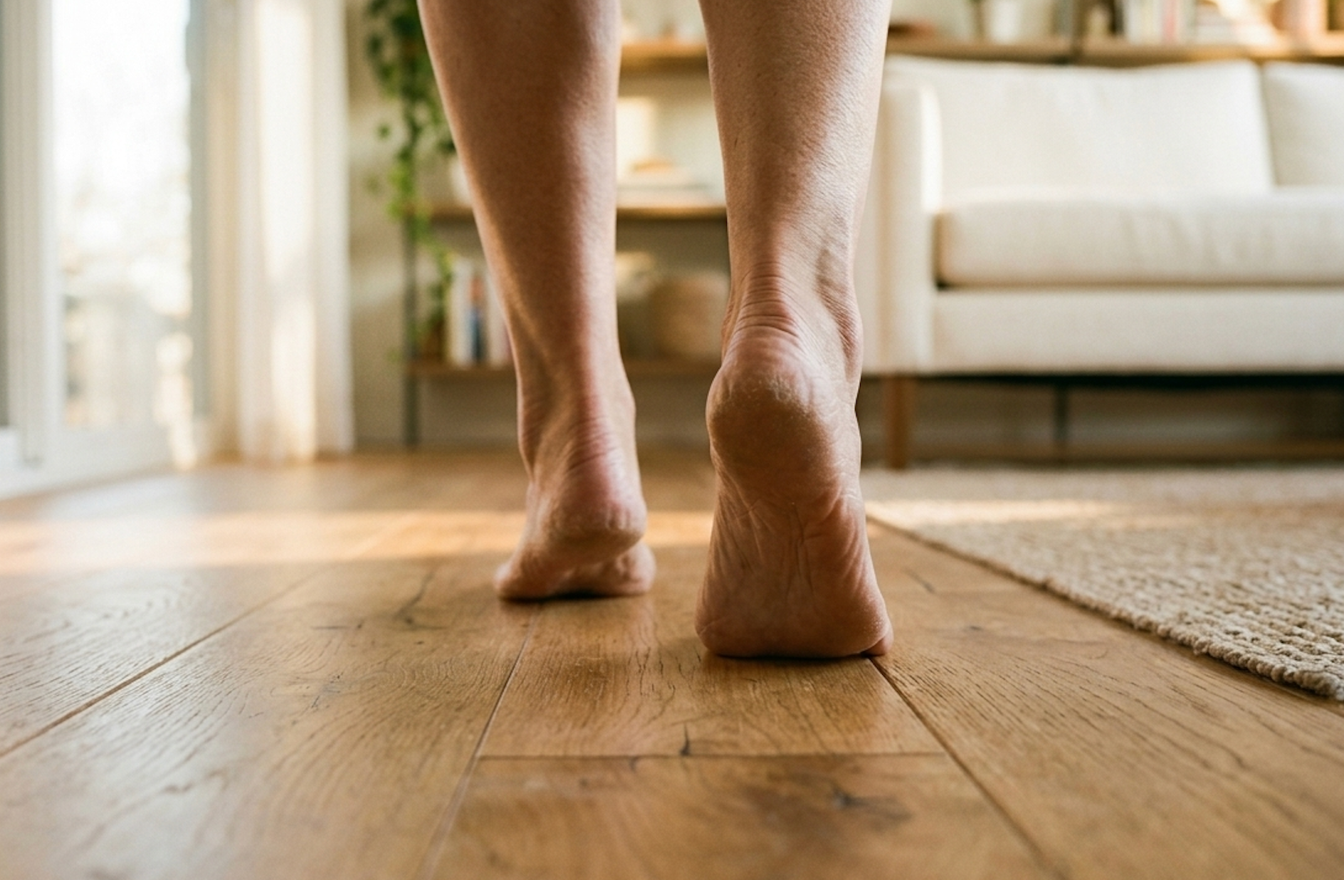 Walking barefoot